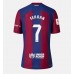 Tanie Strój piłkarski Barcelona Ferran Torres #7 Koszulka Podstawowej dla damskie 2023-24 Krótkie Rękawy